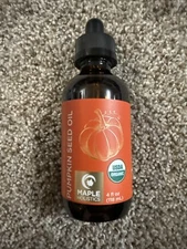 Organic Pumpkin Seed Oil - 100% Pure for Hair Growth Maple Holistics 4 fl oz