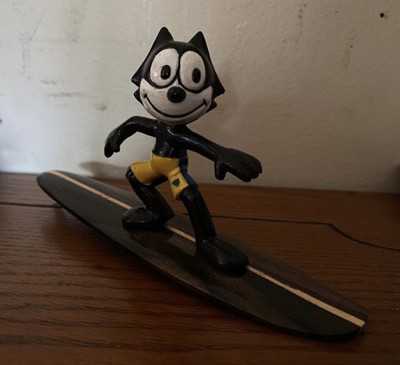 FELIX THE CAT 1960 s REAL WOOD DASHBOARD SURFER CHEVY FORD GM  CAR TRUCK SURF 