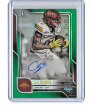 2025 Bowman Chrome U Chase Sowell Green Refractor Auto SP 28/99 BCA-CST