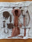 Marx Johnny West Indian Native American Accessories Bow Arrows Headress Drum Etc