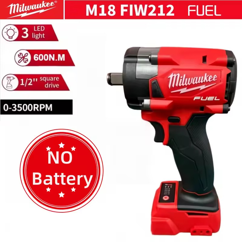 Milwaukee 2855-20 M18 FUEL 1/2" Compact Impact Wrench w/ Fri