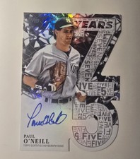2026 Topps Series One Paul O’Neill 75 Years Of Topps Auto Black /10 75YA-P0