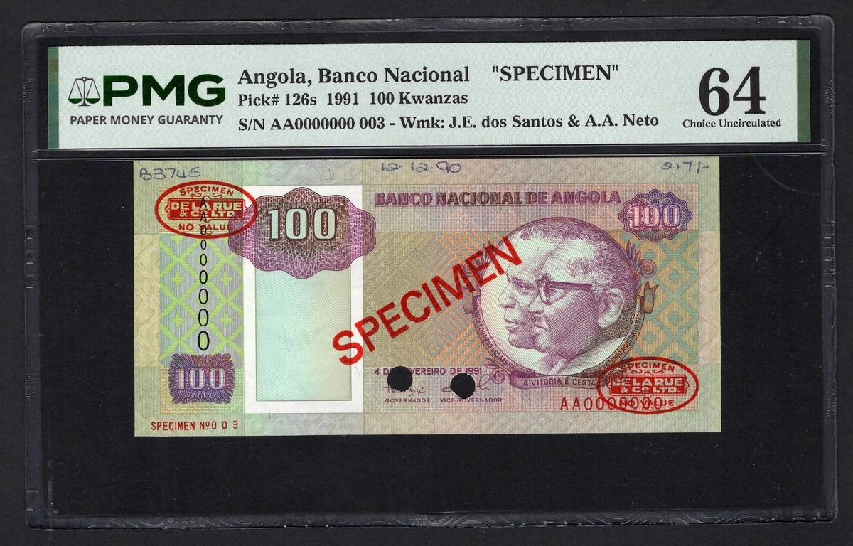 Angolan Paper Money Specimens for sale | eBay