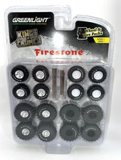 Greenlight Kings Of Crunch Firestone 4x4 Monster Wheel Tire Kit New 164