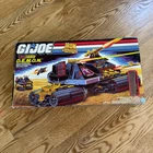 1988 HASBRO GI JOE COBRA DESTRO DEMON VEHICLE - BOX ONLY w/ INSERT - NO CUT OUTS