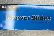 BAIDICE Push to Open Full Extension Drawer Slides 12 14 16 18 20 22 24” -1 Pair