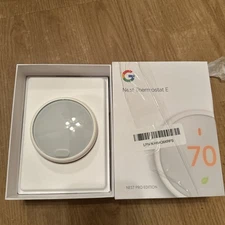 Google Nest Thermostat E Programmable T4000ES A0063 White W/ Box
