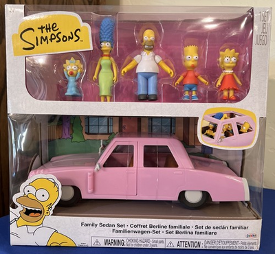 #ad The Simpsons FAMILY SEDAN SET Jakks Pacific 2025 $35.00