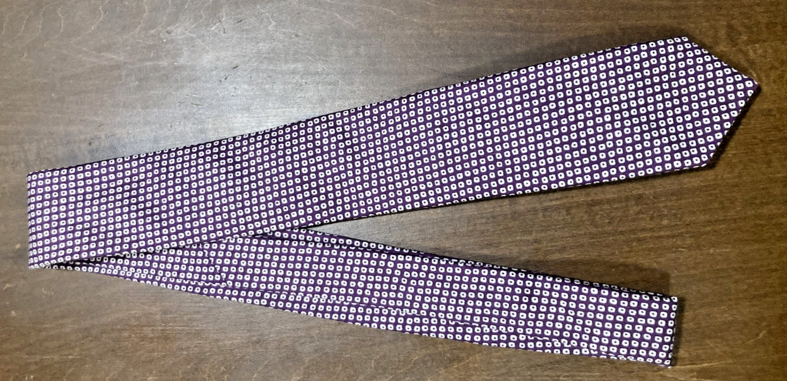 purple square + dot pattern handmade soft cotton … - image 2