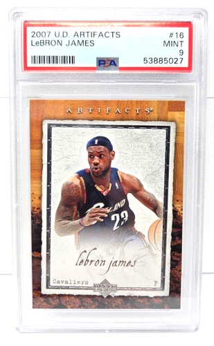 2007 Upper Deck Artifacts  LeBRON JAMES Basketball Card PSA 9 MINT