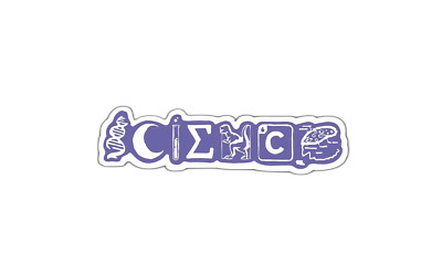 Science Moon DNA Sticker Decal