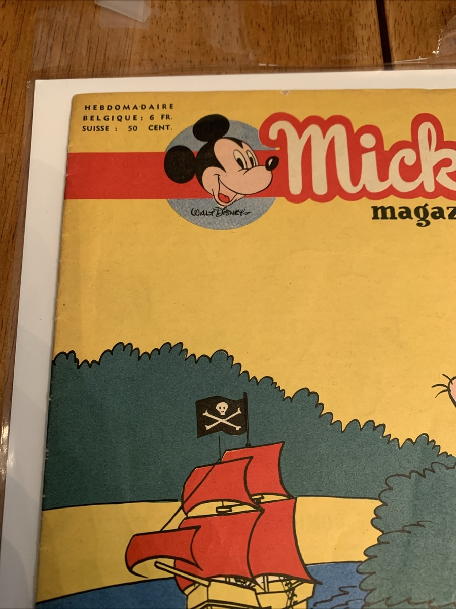 Mickey Magazine 113 December 1952 French Issue Super Rare And Very