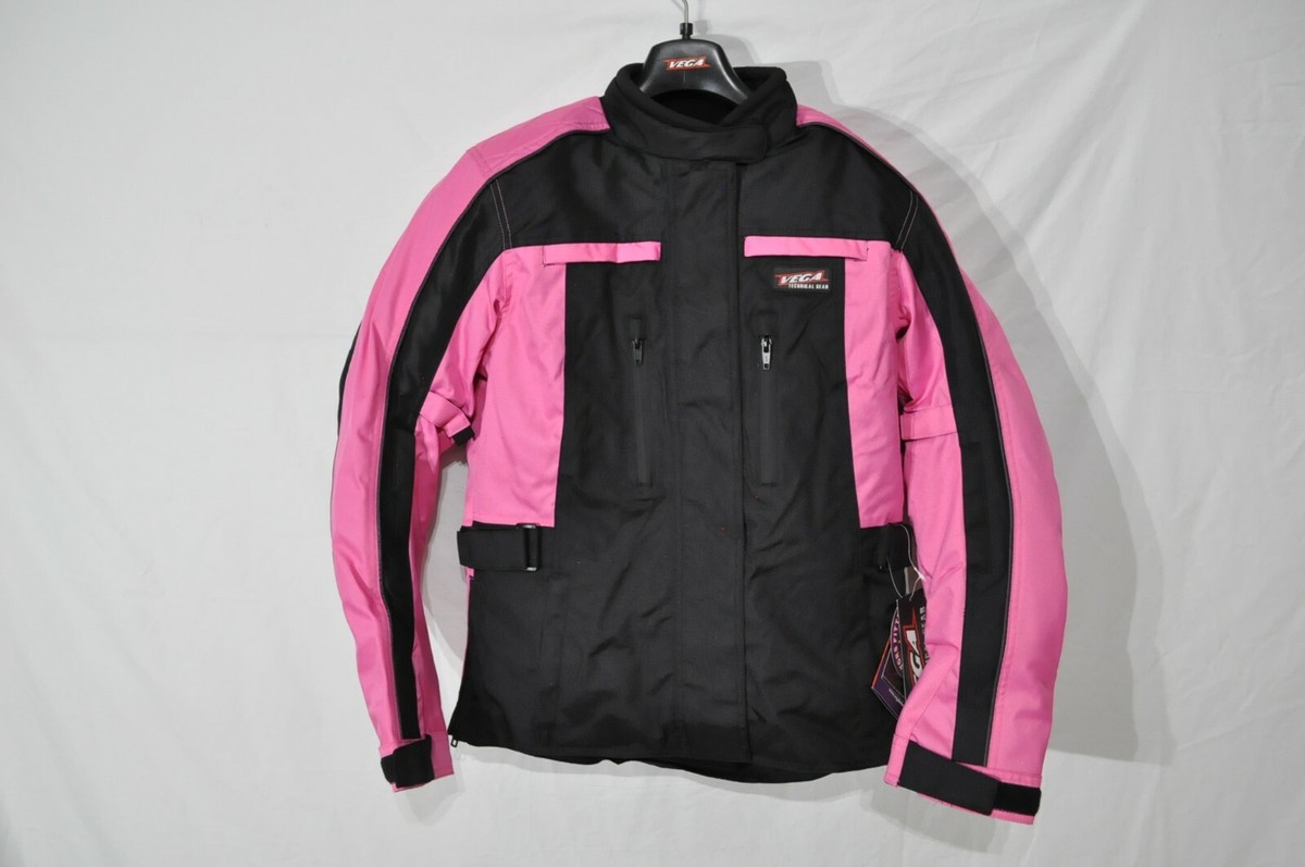 Vega Technical Gear Ladies Silhouette Motorcycle Jacket Pink