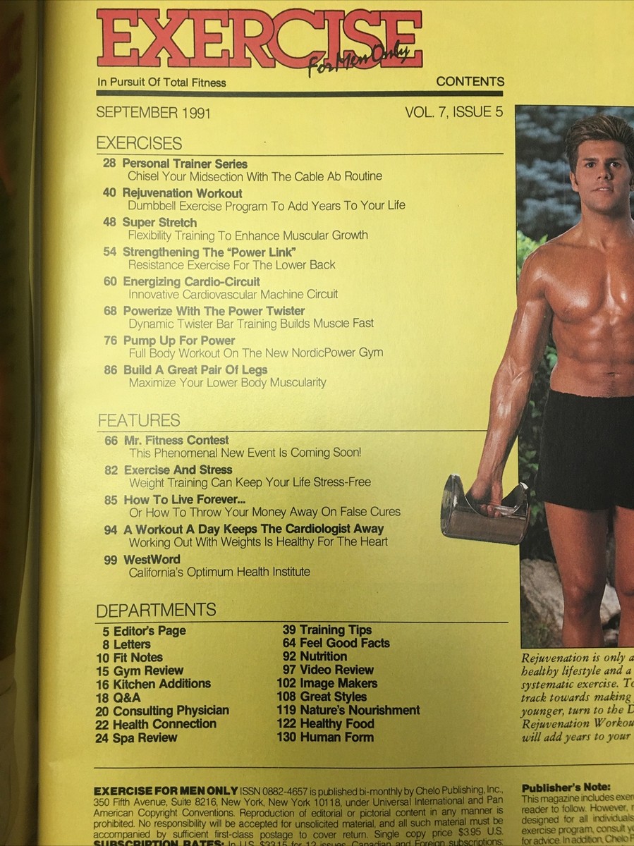 Rejuvenation Fitness Home Workouts Personal Trainer Workout Chart