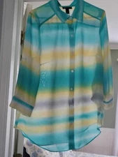 I.N. Studio Long Sleeve Blouse - Women's L