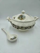New IN BOX 3 pc Thanksgiving Churchill Myott Turkey Soup Tureen w/ Ladle