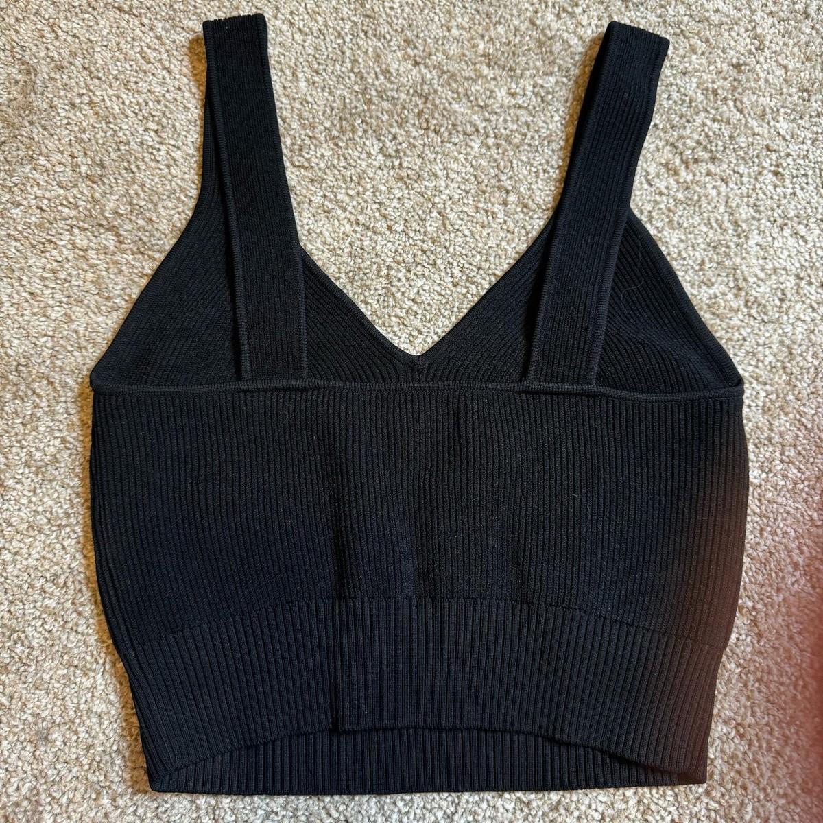Re/Done 90s Ribbed Crop Top Size M View 2