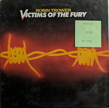 Robin Trower Victims Of The Fury Vinyl Record LP VG+/VG CHR 1215 1980