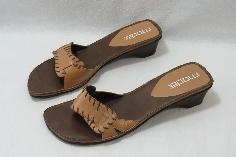 Sandalia Slide Moda Spana Mujer Tostada Talla 11 Foto 2 de 4