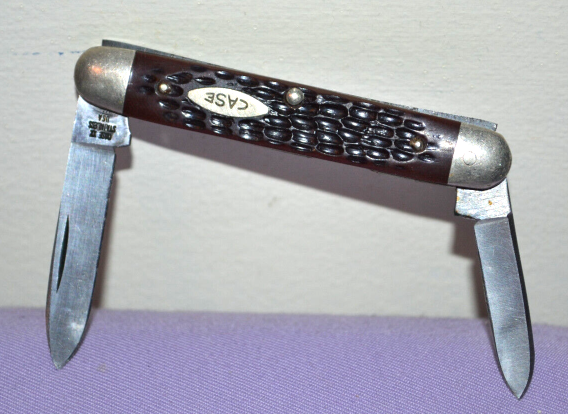 Case XX 6279 SS Senator 3 Dot 2 Blade Delrin Handle Folding Pocket