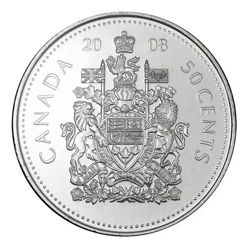 Photo of a 2008 Canada 50 Cents from an eBay listing that sold on Jun 28, 2026