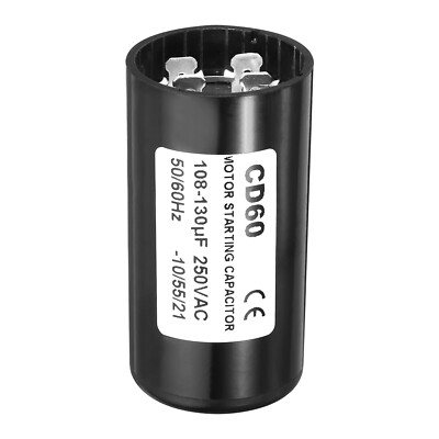 Motor Start Kondensator 108-130uF/Mfd 250VAC 50/60Hz CD60 Betrieb Kondensator