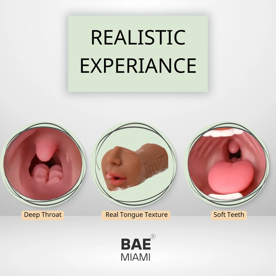 Bae Miami 3in1 sex Male Masturbator Cup Realistic Pocket Pussy Thrusting stroker - Image 4 of 4