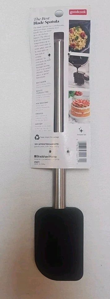 goodcook Spatula Silicone Baking Tools Medium Black/Stainless Steel Handle - Image 2 of 4