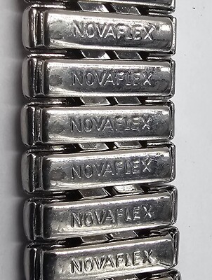 Bracelet De Montre Novaflex Flex Vintage NOS - 20 Mm, Neuf Sans Emballage