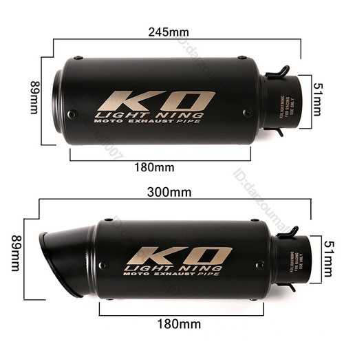 For Yamaha MT-09 Tracer 900 2015-2020 Header Exhaust System Pipe + Tips Muffler - Bild 12 von 15