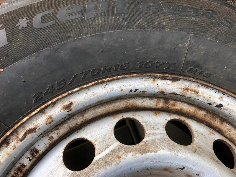 1xkomplette Reserverad Ersatzrad Notrad+Felge 245/70R16 107t für kia Sorento usw - Bild 3 von 4