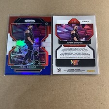 Josh Briggs Panini Prizm WWE Red White Blue #177 A-50