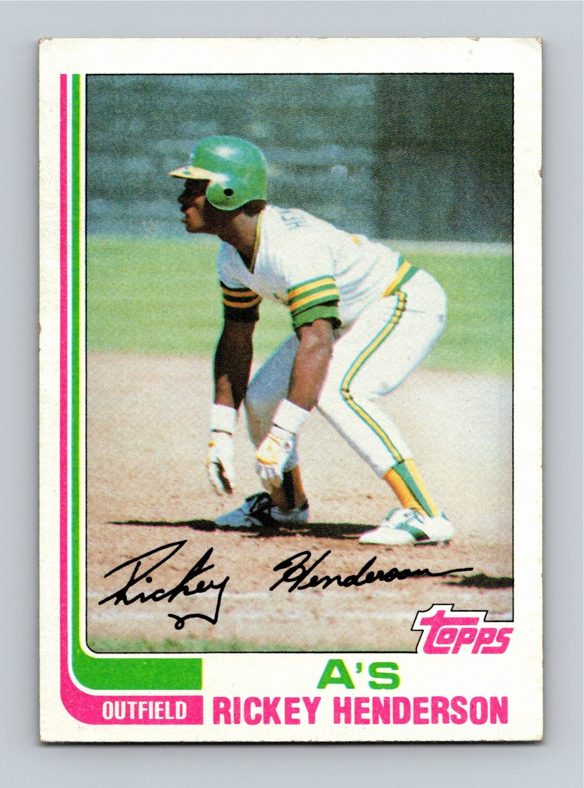 Rickey Henderson 1982 Topps #610 Athletics HOF