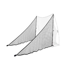 2PCS 7FT Height Shank Net Golf with Two Sandbags for Golf Hitting Nets Frame;...