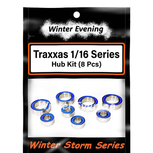 Traxxas 1/16 ERevo, Slash, Summit, Rally Hub Axle Carrier (8 Pcs Bearing Kit) eBay