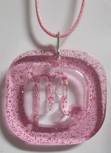 Scorpio Zodiac Resin Necklace - Picture 7 of 9