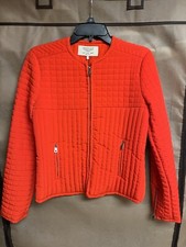 zara trafaluc jacket red puffer small 