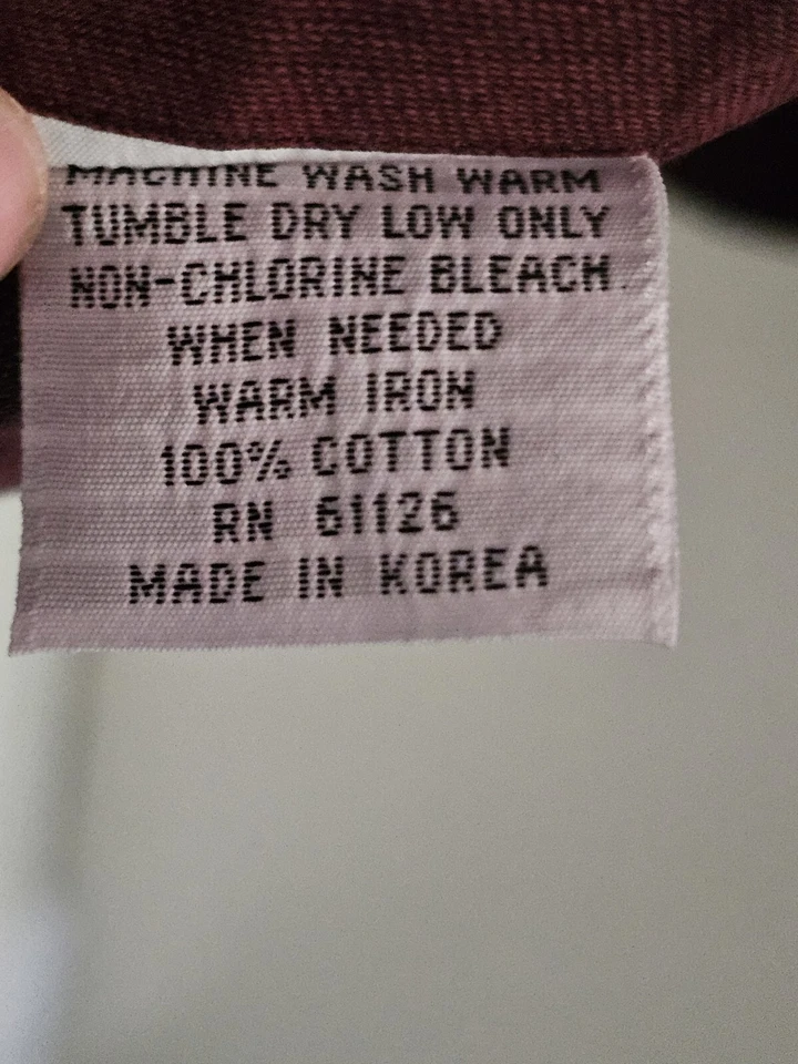 Camisa de vestir Roberto Villini Collezione para hombre 17 32/33 púrpura manga larga botón Foto 4 de 4