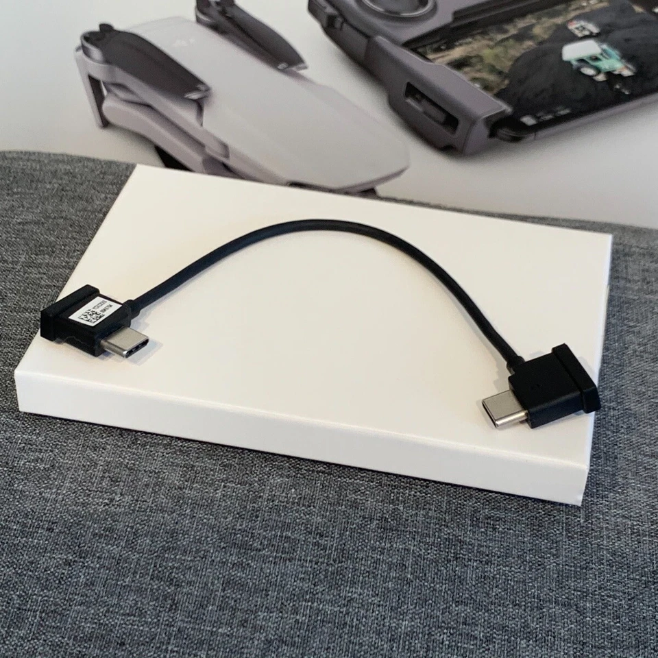 DJI Drone Mini 2 Mavic Air 2 Pro Spark USB-C Remote Control Cable 15cm Original