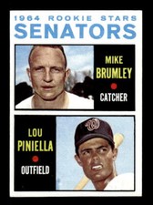 1964 Topps #167 Rookie Stars Mike Brumley RC Lou Piniella RC - EX-MT EXACT SCAN