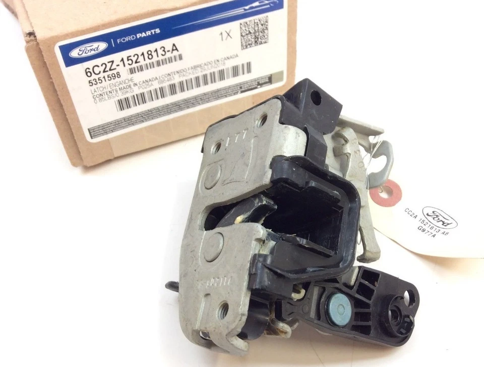 Ford Econoline E150 2005-2018 - E450 furgoneta lado del conductor pestillo puerta delantera nuevo OEM Foto 2 de 4