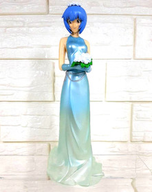 2 EVANGELION NEON GENESIS EVA GIRLS ASUKA REI AYANAMI EXTRA WEDDING FIGURE SEGA