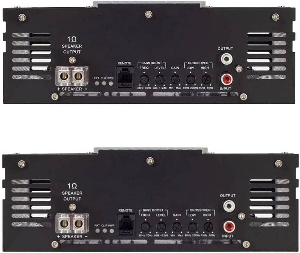 Комплект автомобильных аудиодинамиковсабвуферных усилителей Soundstream TXP с 4-канальным и моноблочным 1-канальным усилителем