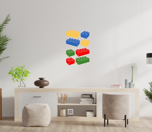 PEGATINAS DE ARTE DE PARED DE LADRILLOS DE PLÁSTICO - Imagen 2 de 7