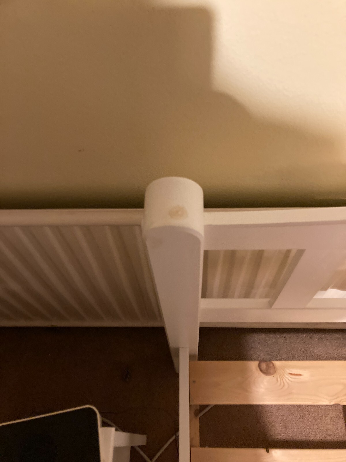 Snuggle Beds Amberley White Wooden Solid Slatted 4FT Small Double Bed