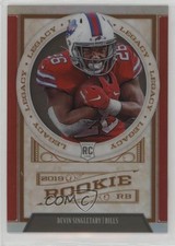 2019 Panini Chronicles Legacy Update Rookies Red 1/99 Devin Singletary #209 4d3