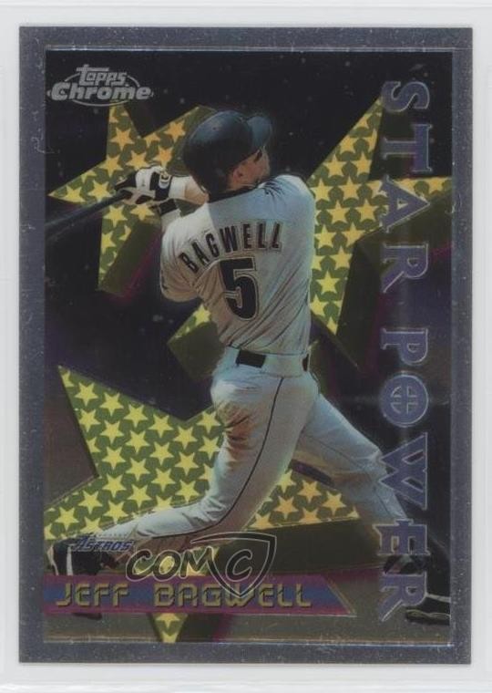 1996 Topps Chrome Star Power Jeff Bagwell #4 HOF 0ha3