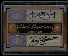 2012 SP Signature Edition #CHW10 Jordan Danks / Tyler Flowers Dual Signatures
