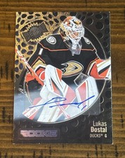 Lukas Dostal /349 - 2022-23 Skybox Metal Universe - Rookies Silver Fx Auto #161