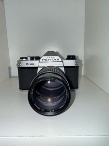 Asahi PENTAX K1000 35mm SLR Film Camera with Lens, Silver Vintage